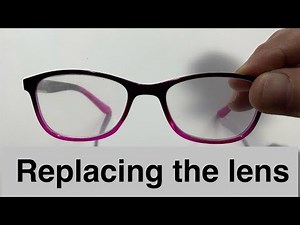 How to Remove Lenses from Glasses.#experiment