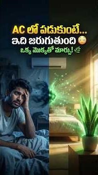 AC లో పడుకుంటున్నారా? 😳 ఒక పెద్ద మిస్టేక్ చేస్తున్నారు!
