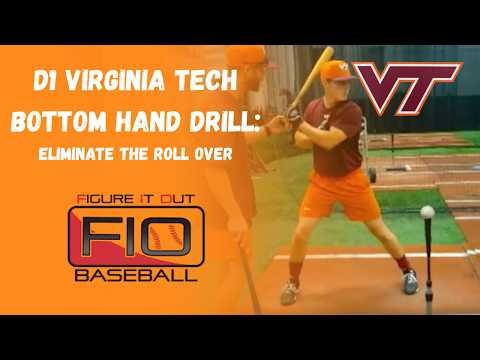 Train Like a D1 Virginia Tech Hitter: Bottom Hand Drill