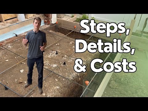 Pouring the Foundation for an Addition: monolithic slab details