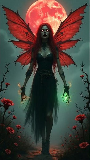 Bloom from Winx Club Reimagined as a DARK Fairy 👁️ | AI Horror Transformation