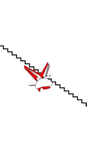 [LOUD] raddy cat falls down the stairs #memes #scratch #sprunki #animation #shorts