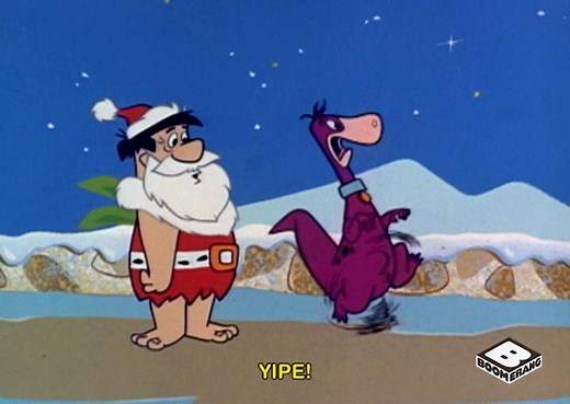 I see you Fred... 🎅 ⁣⁣ ⁣⁣ Watch this episode for FREE on Boomerang! 👉 http://boomtoons.co/ChristmasFlintstone⁣⁣ | Boomerang