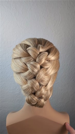 Knotted updo ❤️‍🔥 #hairstyle #hairtutorial