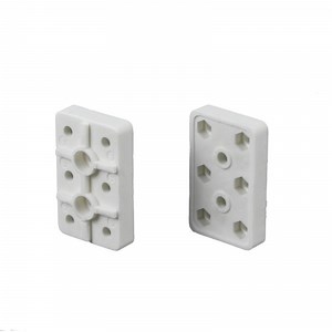[Hot Item] 15A 25A 30A 50A 2 Way Ceramic Terminal Block /Porcelain Connector/2 Pole Ceramic Connecting Terminals