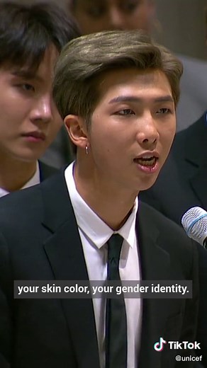 Love yourself. Accept yourself. Speak yourself. That's the message @BTS wants you to remember. Kindness - to others and ourselves - is the first step to creating a better world #ForEveryChild and young person. 💜💙 #BTSLoveMyself #BTS #BTSarmy #OnMyMind
