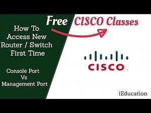 How to Access Router / Switch First time | Console Port | MGMT Port | With Lab | Free Cisco Course