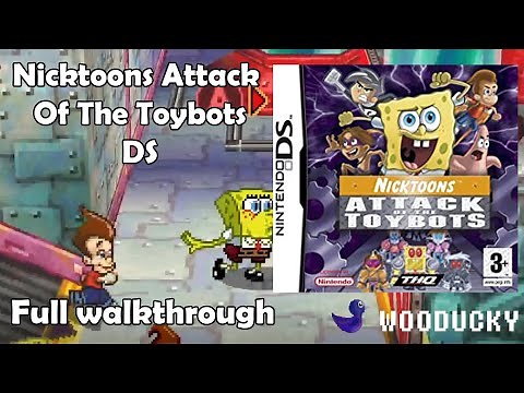 Nicktoons Attack Of The Toy Bots (DS) Full Walkthrough