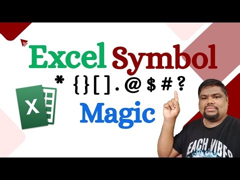 Excel Special Symbols Tutorial | Asterisk, Question Mark, #, @ Explained