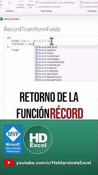 📊 Learn how to use RECORD.TRANSFORMFIELDS in POWER QUERY