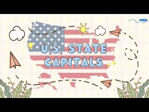 U.S. STATE CAPITALS flash cards