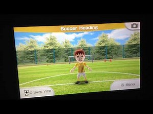 Wii Fit U - Soccer Heading (Gamepad View)