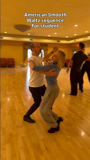an Easy American Smooth Waltz sequence ✨🤍 #danceclass #choreography #waltz #americansmooth