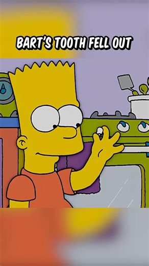 Bart's Big Surprise: His Tooth Fell Out! 🎬