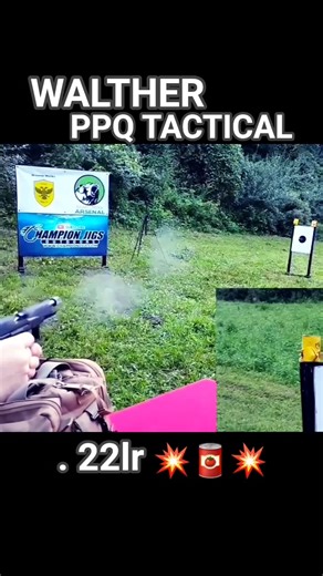 Walther PPQ .22LR 💥 #rangetime #boom