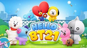 LINE HELLO BT21 - PC와 Mac에서 다운로드하고 플레이하세요 (앱플레이어)