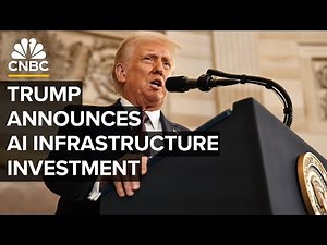 President Donald Trump announces AI infrastructure investment — 1/21/2025