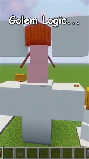 Minecraft Golem Logic 🤯