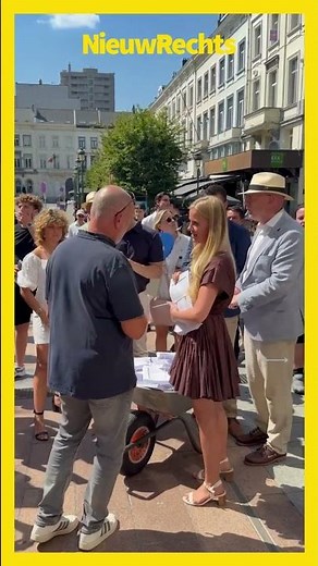 Brussels police block Eva Vlaardingerbroek from submitting remigration petition signatures