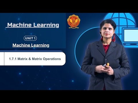 1.7.1 Matrix & Matrix Operations | CS601 |