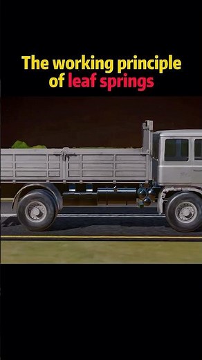 The working principle of leaf springs #knowledge #science