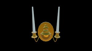 Wall light - 3D model by DragonFireCA