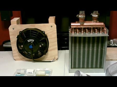 DIY Air Cooler! - Chilled Water AC Air Cooler! - Radiant Cooling with water! - Easy DIY