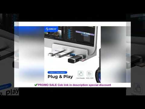 ORICO Clip-type USB 3.0 HUB Aluminum External Multi 4 Ports USB Splitter Adapter for Desktop Laptop