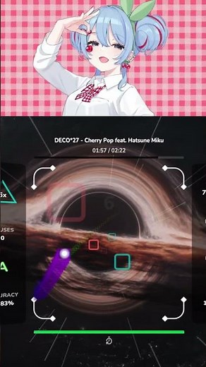 Deco*27 Cherry Pop #rythm #gameplay #music #shorts