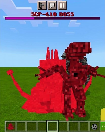 SCP-610 BOSS vs Bedrock Golem