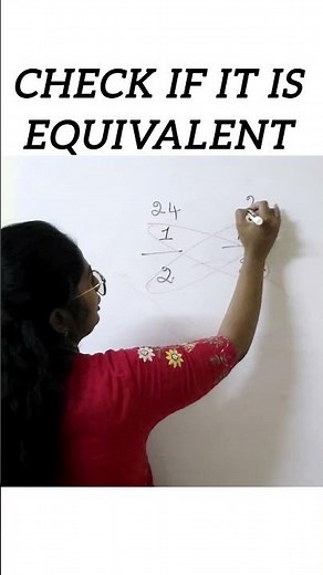 Equivalent Fractions Made Easy 🔥 | Cross Multiplication Trick Explained! #mathstricks #fractions