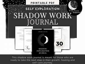 Shadow Work Journal Printable PDF Download Shadow Work With Prompts, Worksheets Workbook - Etsy