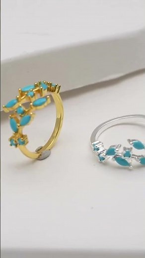 Boho Turquoise Rings for Women