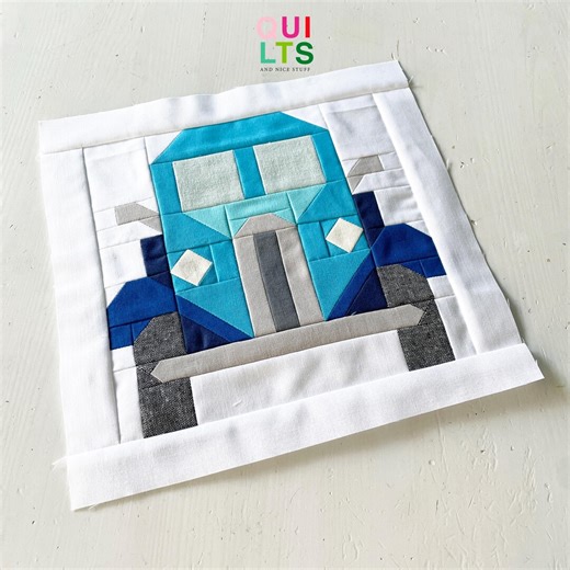 PDF Quilt Block Anleitung – Fahrzeug Quilt – Classic Car 39