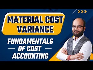 Material Cost Variance | Standard Costing | Fundamentals of Cost Accounting | CMA Foundation | ICMAI