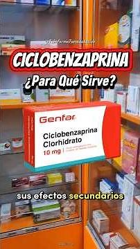 What is cyclobenzaprine 10 mg used for?