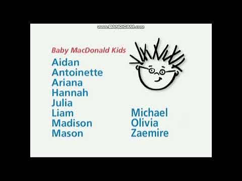 Closing to Baby MacDonald 2009 DVD