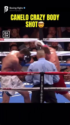 Canelo CRAZY body shot🤯