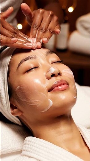 Deep Relaxing Face Massage ASMR #ASMR #Skincare #Relaxing