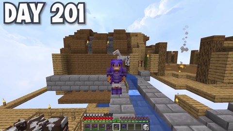 I Spent 300 Days in ONE BLOCK Minecraft... Here's What Happened