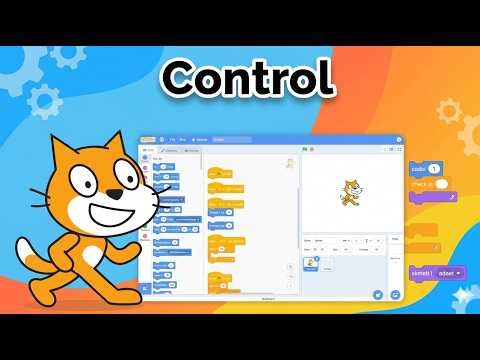 فيديو 15 | شرح أوامر التحكم في سكراش الجزء الاول| Scratch Control Tutorial Part 1