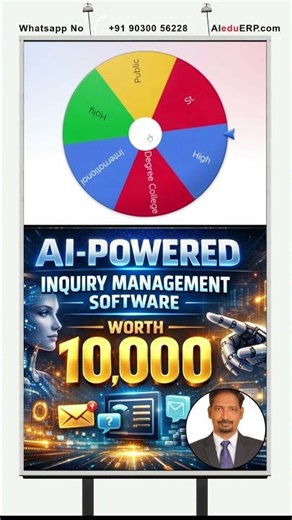 School Inquiry management software for free | College Inquiry management system | Spinner St
