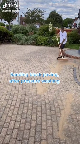 How to Resand Block Paving After Pressure Cleaning
