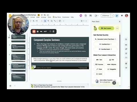 Peardeck - Creating an Interactive Google Slides