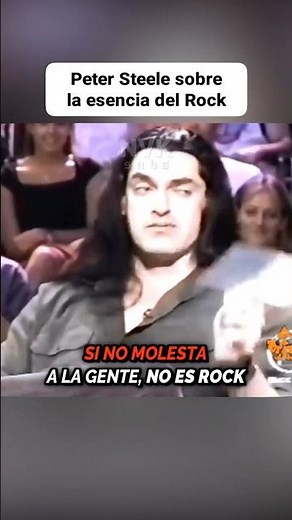 Peter Steele: "Si no molesta, no es Rock"