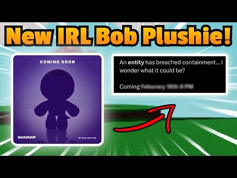 Slap Battles Is Releasing A IRL BOB PLUSHIE! (How To Get It)
