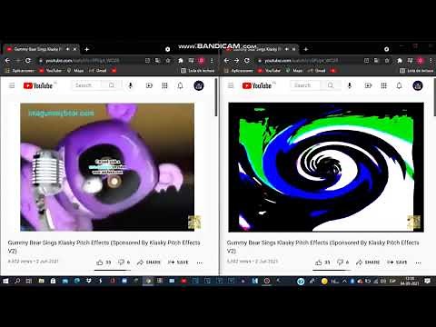 Gummy Bear Sings Klasky Pitch Effects (Sponsored by Klasky Pitch Effects V2) Combined