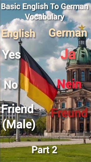 Learn Fast German Words in Seconds 🇩🇪