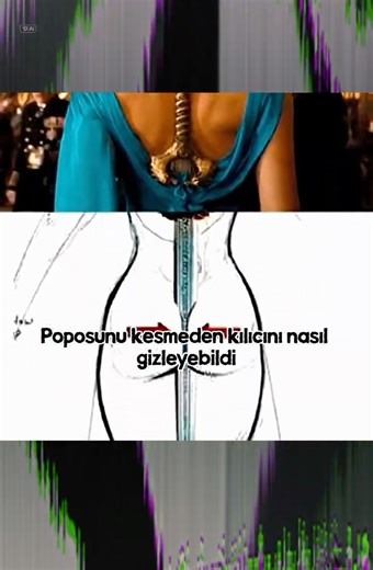 80 CM KILICI POPOSUNDA TAŞIDI!