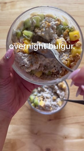 Overnight Bulgar Breakfast Bowls: Easy & Delicious